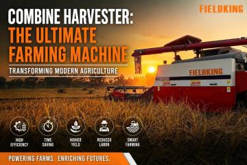 Combine Harvester by Fieldking
