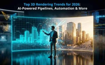 Top 3D Rendering Trends for 2026: AI-Powered Pipelines, Automation & More