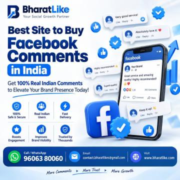 Best Site to Buy Facebook Comments in India | BharatLike