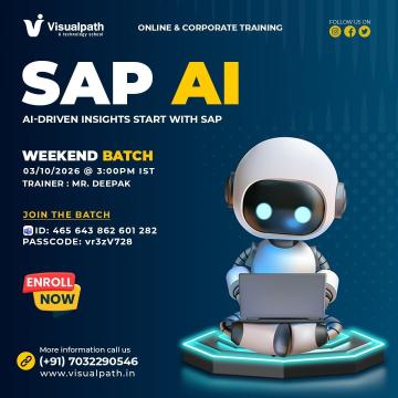 Join the SAP AI Online Training Weekend Batch on Oct 3rd