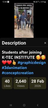 Students after joining K-TEC INSTITUTE