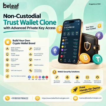 Create a Non-Custodial Trust Wallet Clone with Advanced Private Key Access