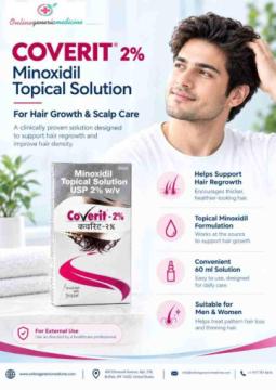 Coverit Solution Minoxidil for Hair Growth | Online Generic Medicine