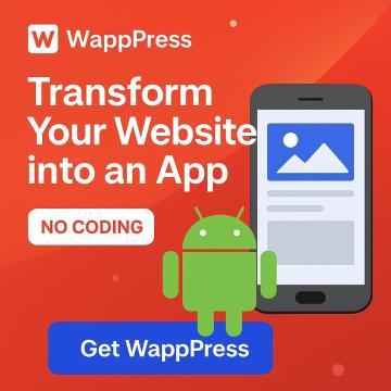 Convert WordPress site to mobile app-WappPress