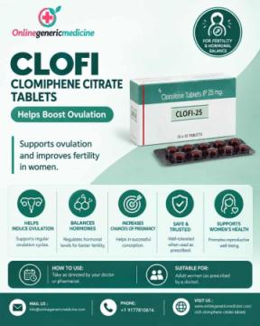 Clofi Tablets (Clomiphene Citrate) | Clomiphene Medicine | Online Generic Medicine