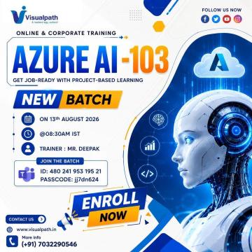 Azure AI-103 New Batch: Master AI Skills with Expert Training