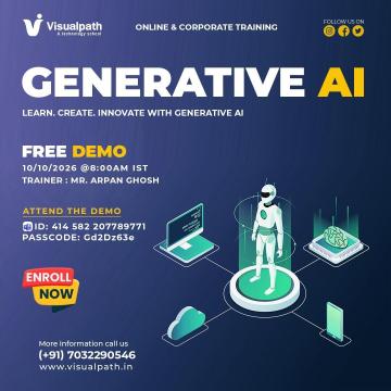 Join Generative AI Online Training Free Demo - Oct 10th