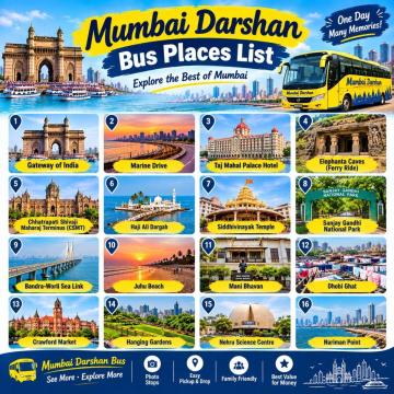 mumbai darshan bus places