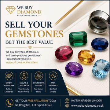 Sell Your Gemstones for Top Cash in the UK - We Buy Diamond