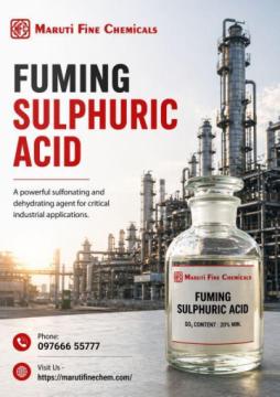 How is Fuming Sulphuric Acid used in pharmaceutical manufacturing?