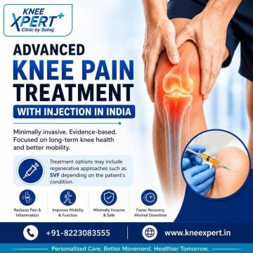 Advanced Knee Pain Treatment with Injection in India – KneeXpert