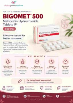Bigomet Tablet for Blood Sugar Care | Online Generic Medicine
