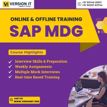 Master Data Mastery Starts Here: Professional SAP MDG Training in Hyderabad by Version IT