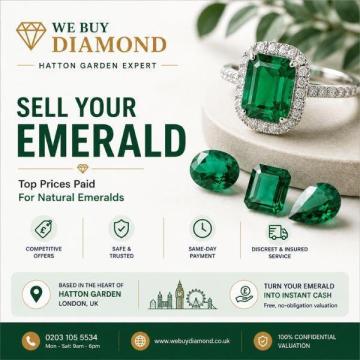 Sell Your Emerald Gemstones Online for Instant Cash, London UK