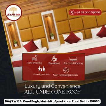 Why is Jeyan Inn Considered the Best Hotel in Karol Bagh?