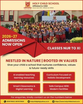 Top Rated Schools in Panchkula | Holy Child School Panchkula