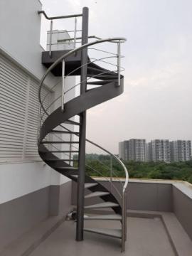 Spiral Staircase Fabrication in Hyderabad | USEF