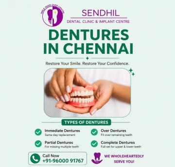 Dentures in chennai | Sendhil Dental