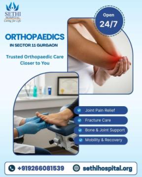 Orthopaedics in Sector 11 Gurgaon