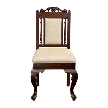 Elegant Teak Wood 4 Seater Dining Set with Walnut Finish