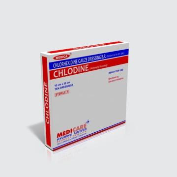 Chlodine – Chlorhexidine Gauze Dressing | Sterile Antimicrobial Wound Dressing Exporter from India