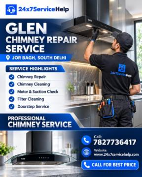 Reliable Kitchen Ventilation Support with Glen Chimney Repair Service in Jor Bagh South Delhi