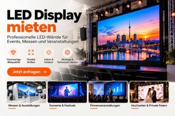 LED Display mieten – Professionelle LED-Wände für Ihre Veranstaltung