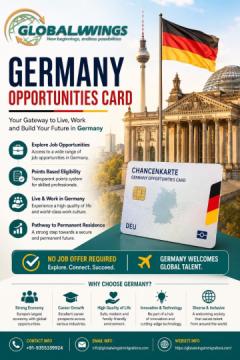 Apply for Germany Opportunity Card from India – Trusted Guidance by GlobalWings