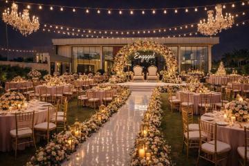 Outdoor Luxury Convention Hall in Hyderabad