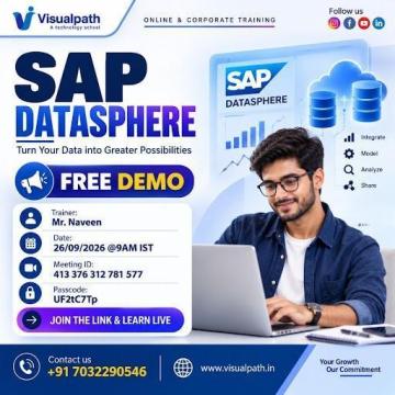 Master SAP Datasphere with a Free Live Demo on Sep 26, 2026!