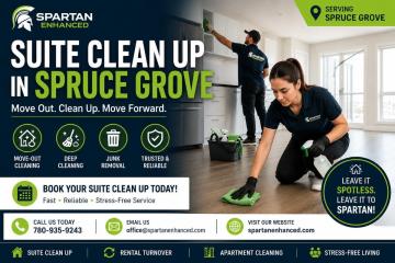 Suite Clean Up in Spruce Grove | Professional Move-Out Cleaning