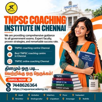 TNPSC Coaching Institute in Chennai R Square Academy