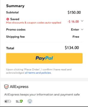 Up to $70 OFF on Purchases Starting at $149 at AliExpress