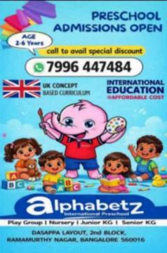 Alphabetz International Preschool Ramamurthy Nagar | Admission Open Now | 363