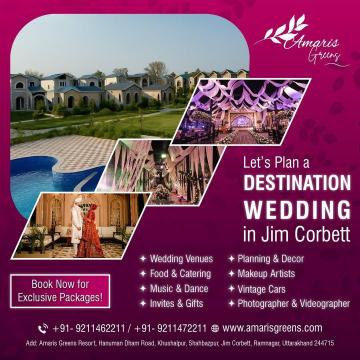 Destination Wedding in Jim Corbett – Create Magical Memories at Amaris Greens