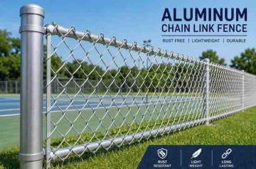 Aluminum Chain Link Fence for Lightweight and Reliable Security