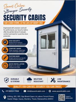 Security Porta Cabin in Mumbai for Industrial and Commercial Use