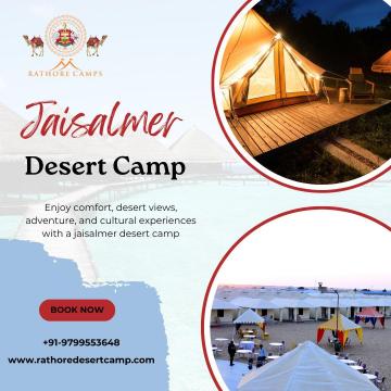 Stay in the Heart of Rajasthan with Jaisalmer Desert Camp