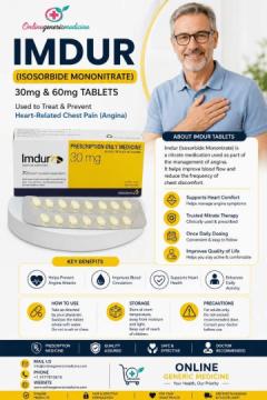 Imdur 30mg Tablet, Imdur 60mg Tablet, Isosorbide Mononitrate