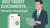 Editable ISO 14001 Documents – Ready for Certification