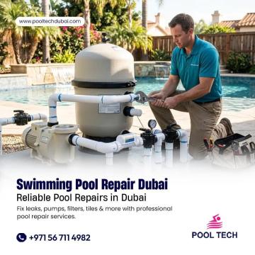 Swimming Pool Repair Dubai | Leaks, Pumps, Filters & Tiles | Pool Tech