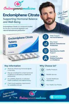 Enclomiphene Citrate – Uses, Hormonal Function, and Safety Information