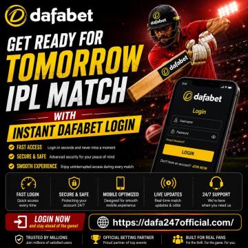 Tomorrow IPL Match Guide: Fast Dafabet Login for Instant Access