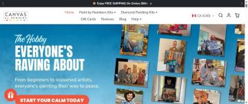 Canvas by Numbers: Up To 65% OFF Sitewide + Free Shipping & Gift