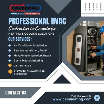Professional HVAC Contractors in Canada for Heating & Cooling Solutions
