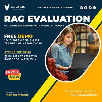 Join RAG Evaluation Online Training Free Demo on Oct 10th