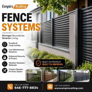 Durable Fence Systems for Modern Properties