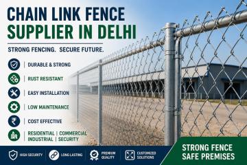 Chain Link Fence Supplier in Delhi | Durable & Affordable Fencing Solutions by Fencex Pro