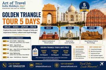 Golden Triangle Tour 5 Days Price