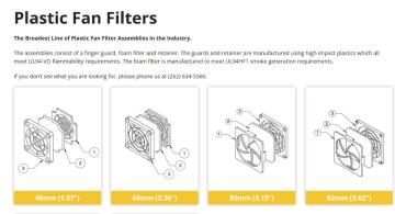 High-Performance Plastic Fan Filters | Dust Protection – GardTec